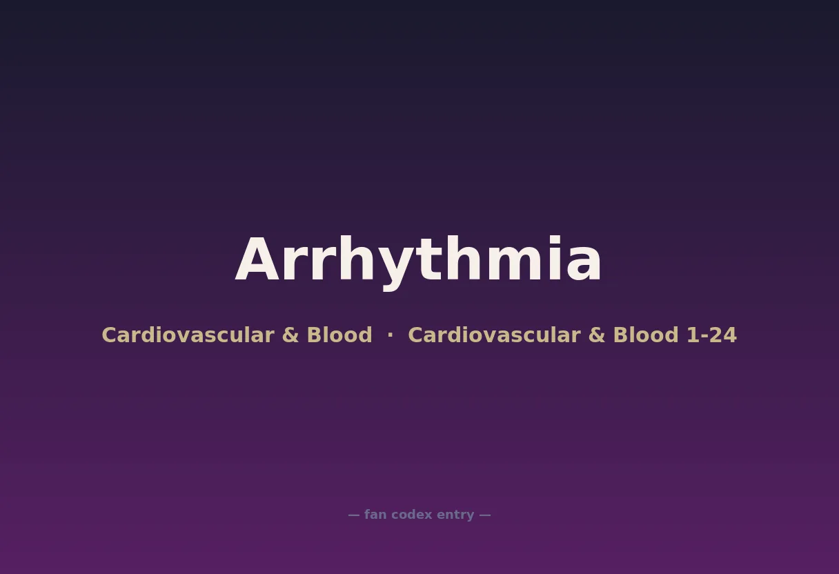 Arrhythmia