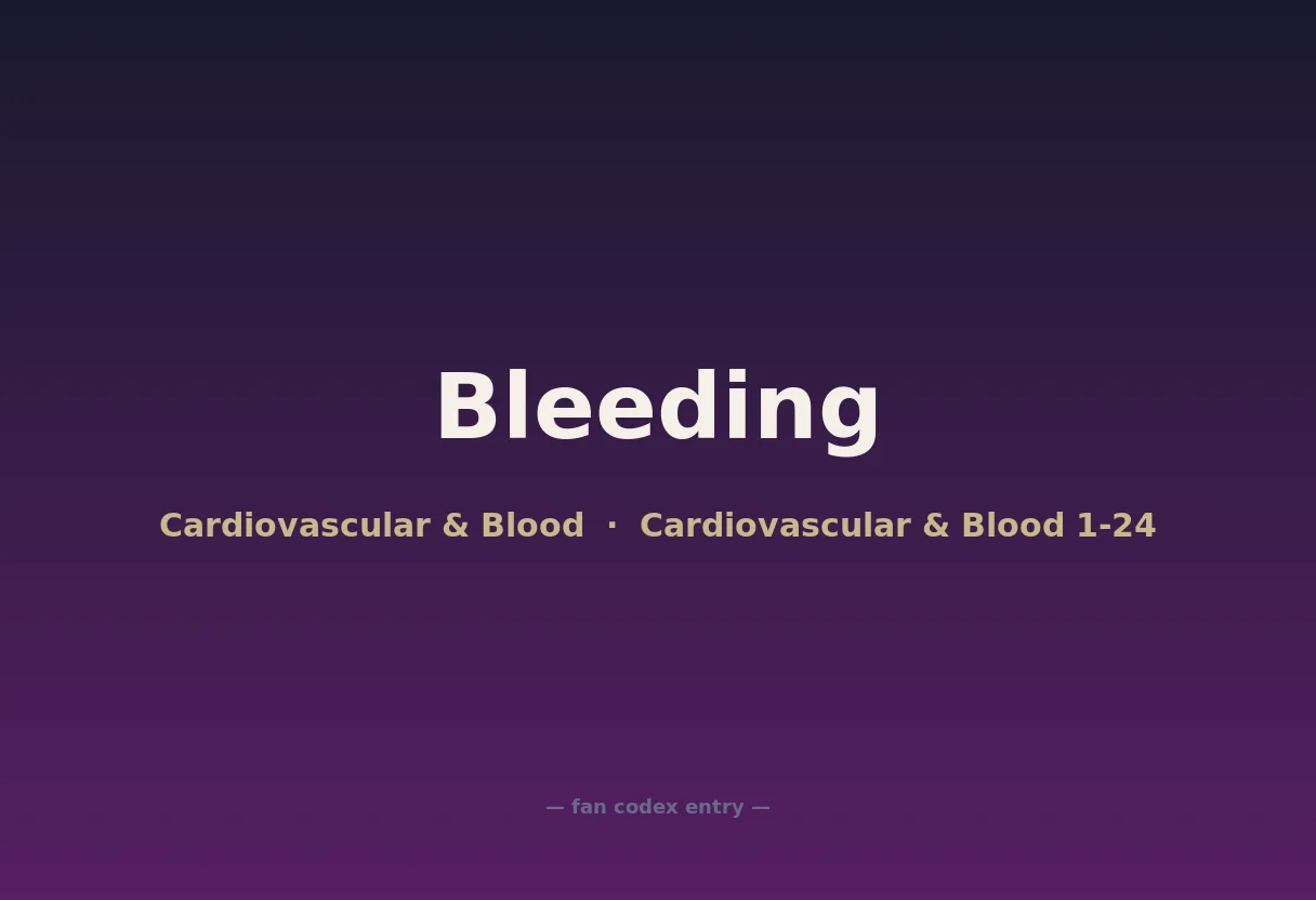 Bleeding